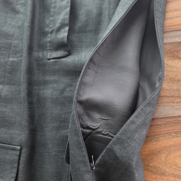 100% Linen Classic Black Sleeveless Dress Donna Morgan Size 4 - Picture 11 of 15